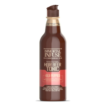 Тоник для волос Immortal Infuse  Hair beer tonic  old pepper 300 мл (8682225550939)