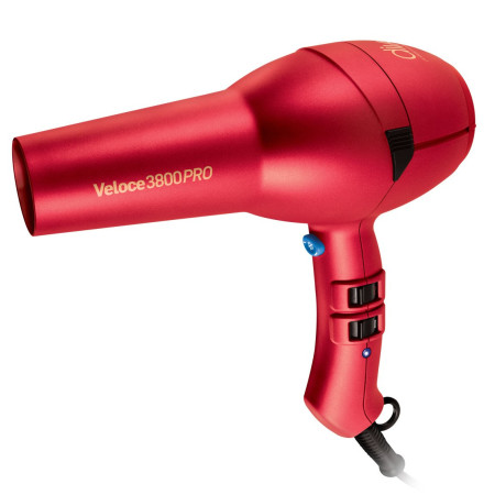 Фен для волос Diva D135 Veloce 3800 Rubberised Red