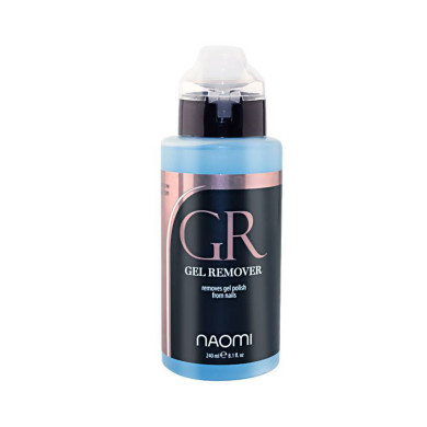 Средство для снятия гель-лака Gel Remover Naomi Голубой 240 мл