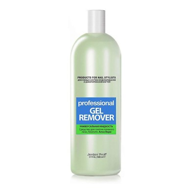Средство для снятия гель-лака Jerden Proff Gel Remover алоэ 500 мл