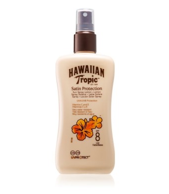 Спрей для загара Hawaiian Tropic Satin Protection водостойкий SPF 8 200 мл