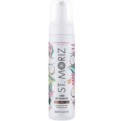 Автобронзат-мусс St.Moriz Fast Tan Coconut Paradise для экспресс загара 200 мл