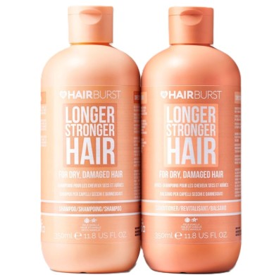 Набор Hairburst Longer Stronger Hair For Dry & Damaged Hair для сухих и поврежденных волос (шампунь 350 мл + кондиционер 350 мл)