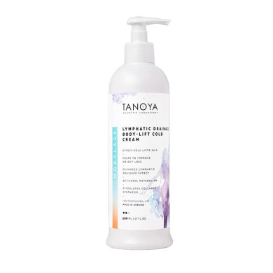 Лимфодренажный крем подтягивающий с охлаждающим эффектом Tanoya 200 мл