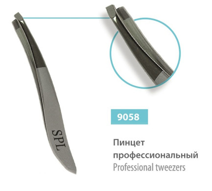 Пинцет косой SPL 9058