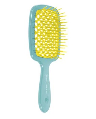 Щетка Janeke Superbrush 1830 бирюза-желтый