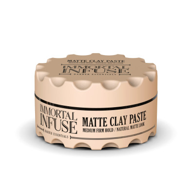 Матовая глиняная паста для волос  Immortal Matte clay paste 150 мл
