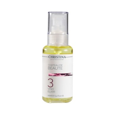 Масло-эликсир Christina Сhateau de Beaute Vino Elixir-3 на основе экстракта винограда 100 мл