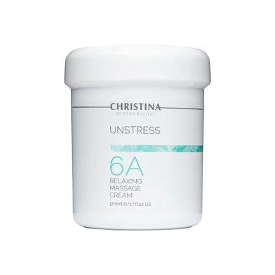 Массажный крем Christina Unstress Relaxing Massage cream Расслабляющий шаг 6a 500 мл (7290100367759)