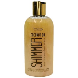 Кокосова олія для засмаги Top Beauty Shimmer Coconut Oil Perl з шиммером 200 мл