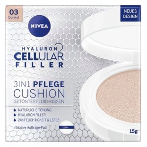 Зволожуючий кушон Nivea Hyaluron Cellular Filler Cushion 3in1 SPF15 відтінок 03 15 г