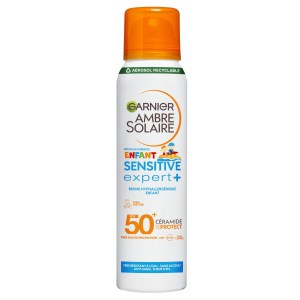 Сонцезахисний спрей-вуаль для дітей Garnier Ambre Solaire Enfant Sensitive Expert+ SPF50+ гіпоалергенний з керамідами 150 мл