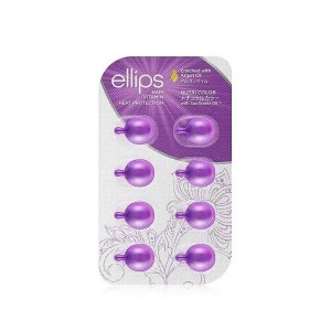 Вітаміни для волосся Ellips Hair Vitamin Сяйво кольору з олією соняшника 8x1 мл