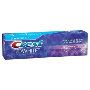 Відбілююча зубна паста Crest 3D White Radiant Mint Flavor 136 г