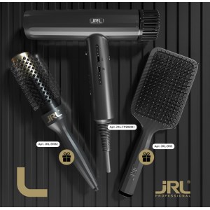 Акційний набір JRL-FP2401: Професійний фен JRL Forte Pro H + 2 щітки JRL Premium (брашинг JRL-BR32 + щітка JRL-BR3)