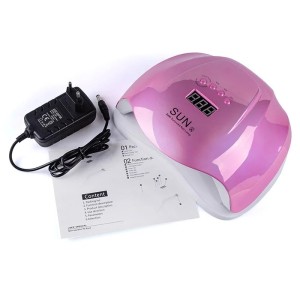 Лампа для манікюру SUN X LED+UV 54W Mirror Pink (дзеркально-рожева)