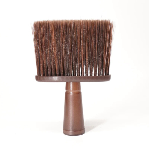 Професійна щітка-змітка для волосся Barber Neck Brush коричнева