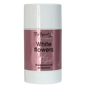 Парфумований дезодорант Top Beauty White flowers з пробіотиком 50 мл