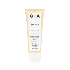 Очищувальний крем для обличчя Q+A Oat Milk Cream Cleanser з вівсяним молочком 125 мл