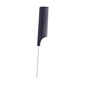 Гребінець Kalipso Professional Hair Comb з металевим шпикулем чорний 21 см