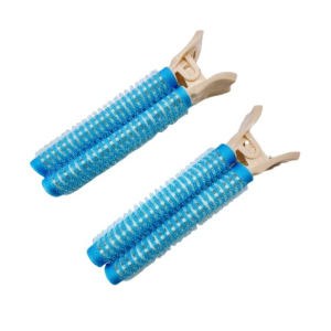 Бігуді-затискачі Kalipso Fluffy Hair Roller Pins для прикореневого об'єму блакитні 2 шт