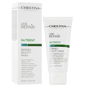 Зволожуюча маска для обличчя Christina Line Repair Nutrient Berries Beauty Mask з ягодами 60 мл (CHR866)
