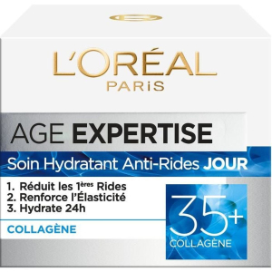 Зволожуючий денний крем для обличчя L'Oréal Paris Age Expertise 35+ з біосферами колагену 50 мл