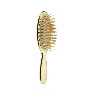 Щітка для волосся Janeke Gold Line Pneumatic Brush With Metallic Pins Medium середня
