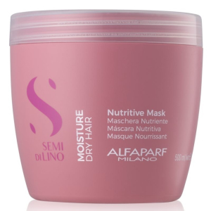 Поживна маска Alfaparf Semi Di Lino Moisture Nutritive Mask для сухого волосся 500 мл (PF016418)