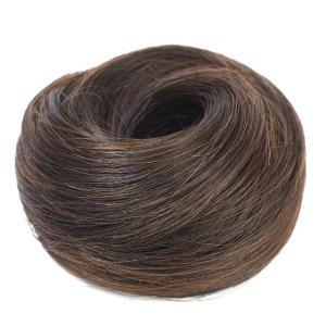 Резинка-пучок Kalipso Hair Bun Straight зі штучного волоcся світло-коричнева