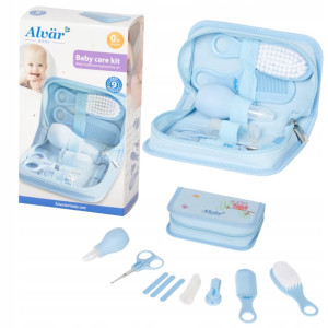 Набір для догляду за дитиною Alvär Baby Care Set 0+ (9 елементів у футлярі)