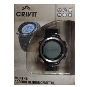 Годинник Crivit Montre Сardiofréquencemètre з пульсометром та крокоміром