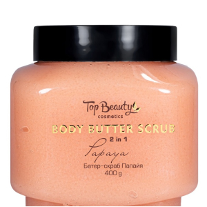Баттер-скраб для тіла Top Beauty Body Butter Scrub Papaya 2 в 1 Папайя 400 г