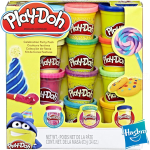 Набір для творчості Play-Doh Святкова вечірка для дітей (12 в 1) (B9021)