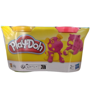 Набір пластиліну Play-Doh 2 кольори: жовтий та рожевий (23658)
