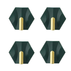 Декоративні гачки Kalipso самоклеючі зелені 4 шт