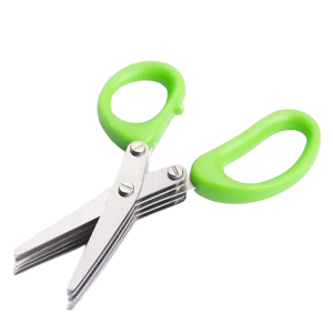 Кухонні ножиці Kalipso Salad Scissors 5-ти шарові для нарізки зелені