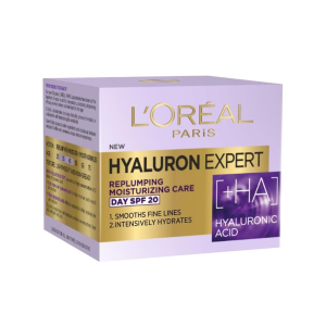 Крем для обличчя L'Oreal Paris Hyaluron Expert Day Cream SPF20 денний зволожуючий 50 мл