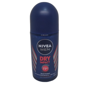 Антиперспірант кульковий Nivea Men Dry Impact Dual Protect для чоловіків 50 мл
