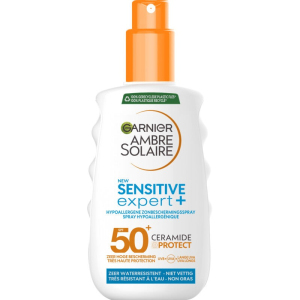 Сонцезахисний спрей Garnier Ambre Sensitive Expert+ SPF 50+ гіпоалергенний для чутливої ​​шкіри 150 мл