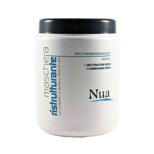 Маска для волосся Nua, що відновлює з екстрактом вівса і насінням льону 1000 мл (8019653012980)
