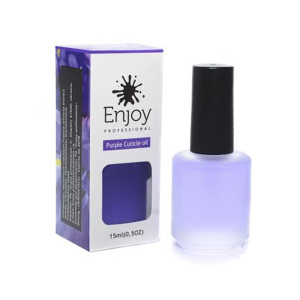 Олія для кутикули Enjoy Purple Cuticle oil з ароматом квітів 15 мл (4820000243209)