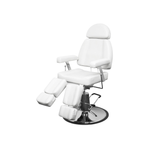 Педикюрне крісло BSUkraine 227В 2 з гідравлічним регулюванням висоти біле