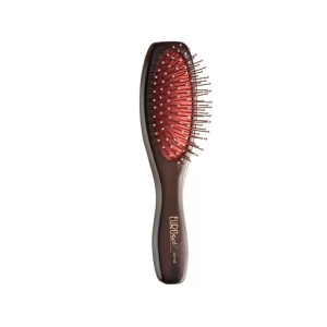 Щітка для волосся Eurostil Oval Brush Medium дерев'яна масажна овальна (00146)