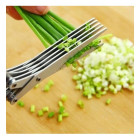 Кухонні ножиці Kalipso Salad Scissors 5-ти шарові для нарізки зелені