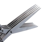 Кухонні ножиці Kalipso Salad Scissors 5-ти шарові для нарізки зелені