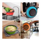 Силіконовий друшляк Kalipso Collapsible Filter Baskets складаний (кольори в асортименті)