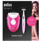 Електричний епілятор + тример Braun Silk Epil 3 Epilate & Trim (5320/6363)