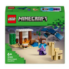 Конструктор LEGO Minecraft Експедиція Стива в пустелю 75 деталей 6+ (21251)