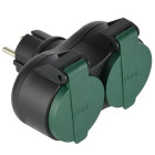 Розетка подвійна Exterieur Outdoor IP44 16 A зовнішня